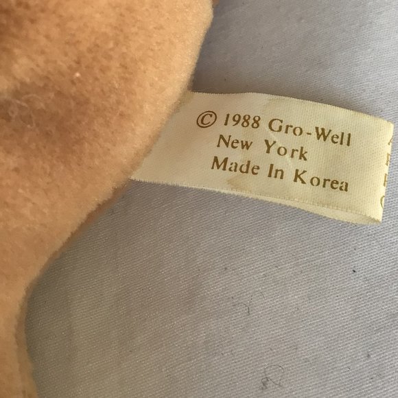 Christmas Puppie Tan with brown ears Vintage - Picture 5 of 6